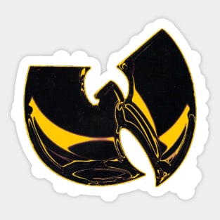 Wutang gold Sticker